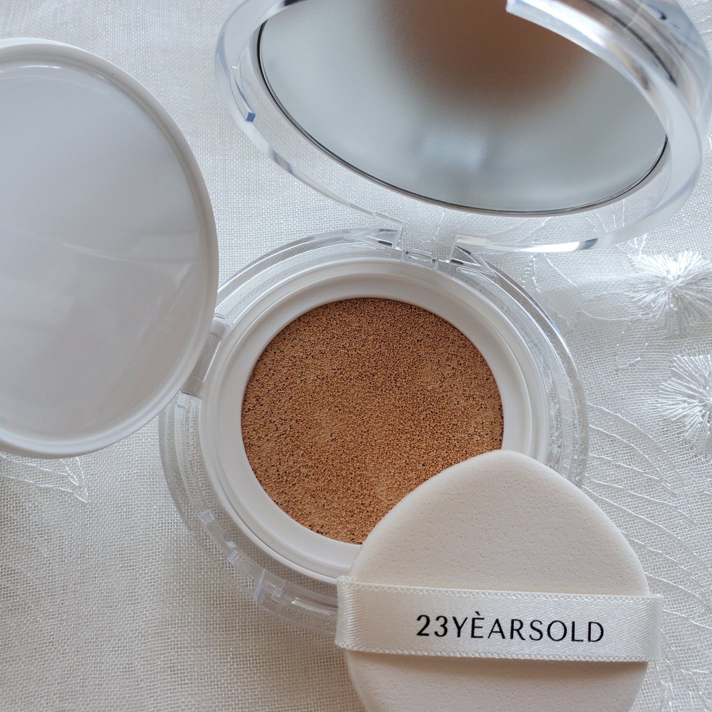 ハートリーフシーンカバークッション/23years old/クッションファンデーションを使ったクチコミ(3枚目)