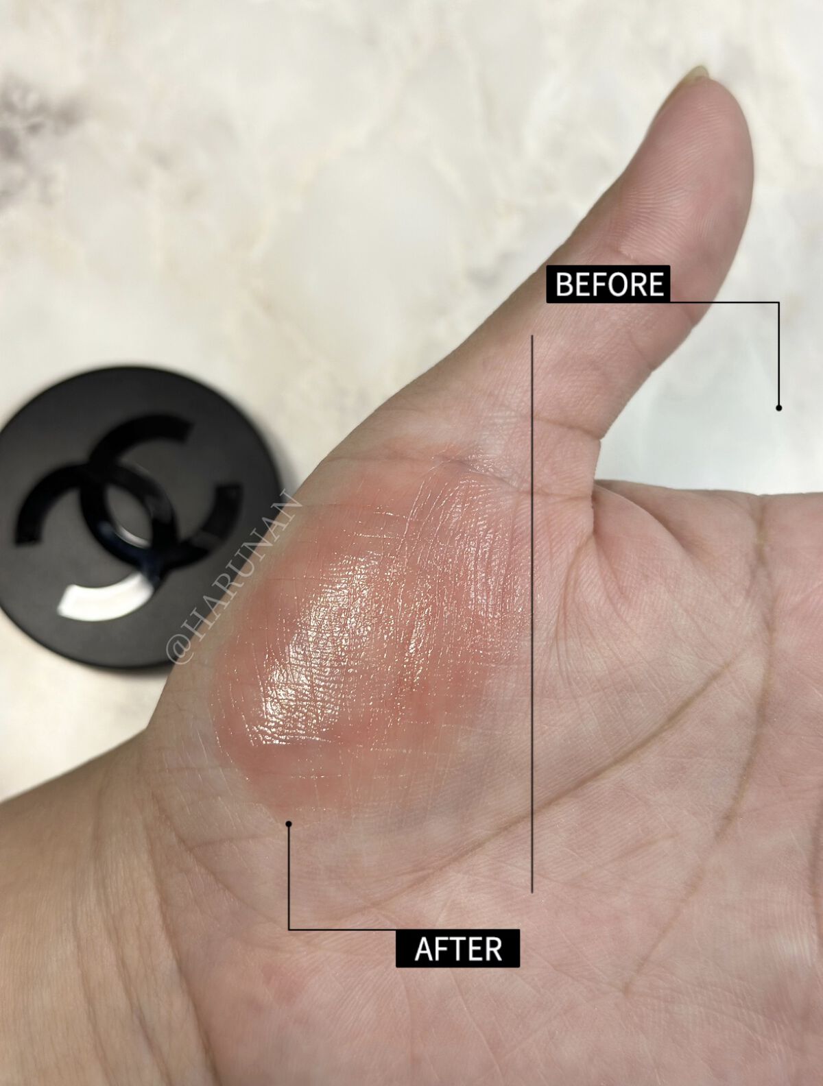  リップ＆チーク ボーム N°1 ドゥ シャネル/CHANEL/口紅を使ったクチコミ（3枚目）