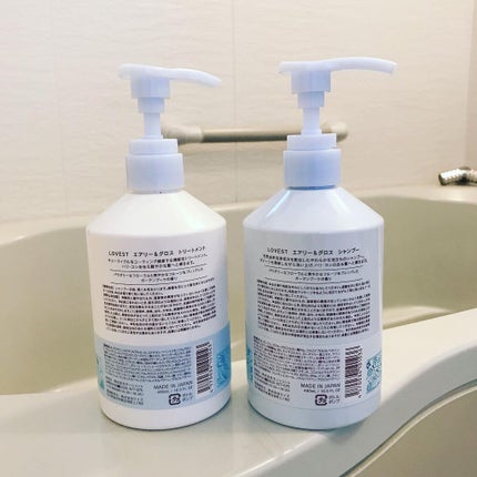 エアリーアンドグロス シャンプー/トリートメント /LOVEST by air Salon Quality Hair Care/市販シャンプーを使ったクチコミ(5枚目)