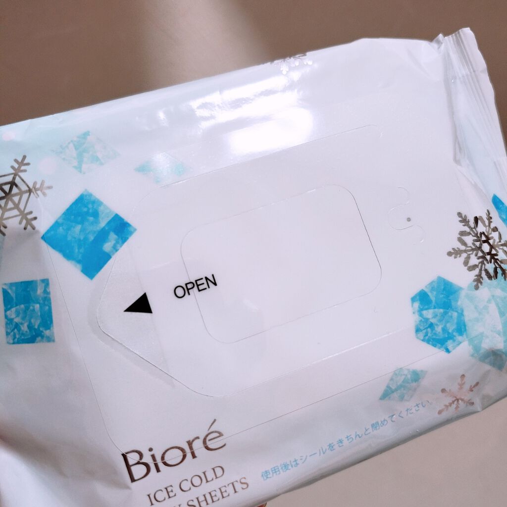 冷シート 無香性/ビオレ/ボディシートを使ったクチコミ(2枚目)