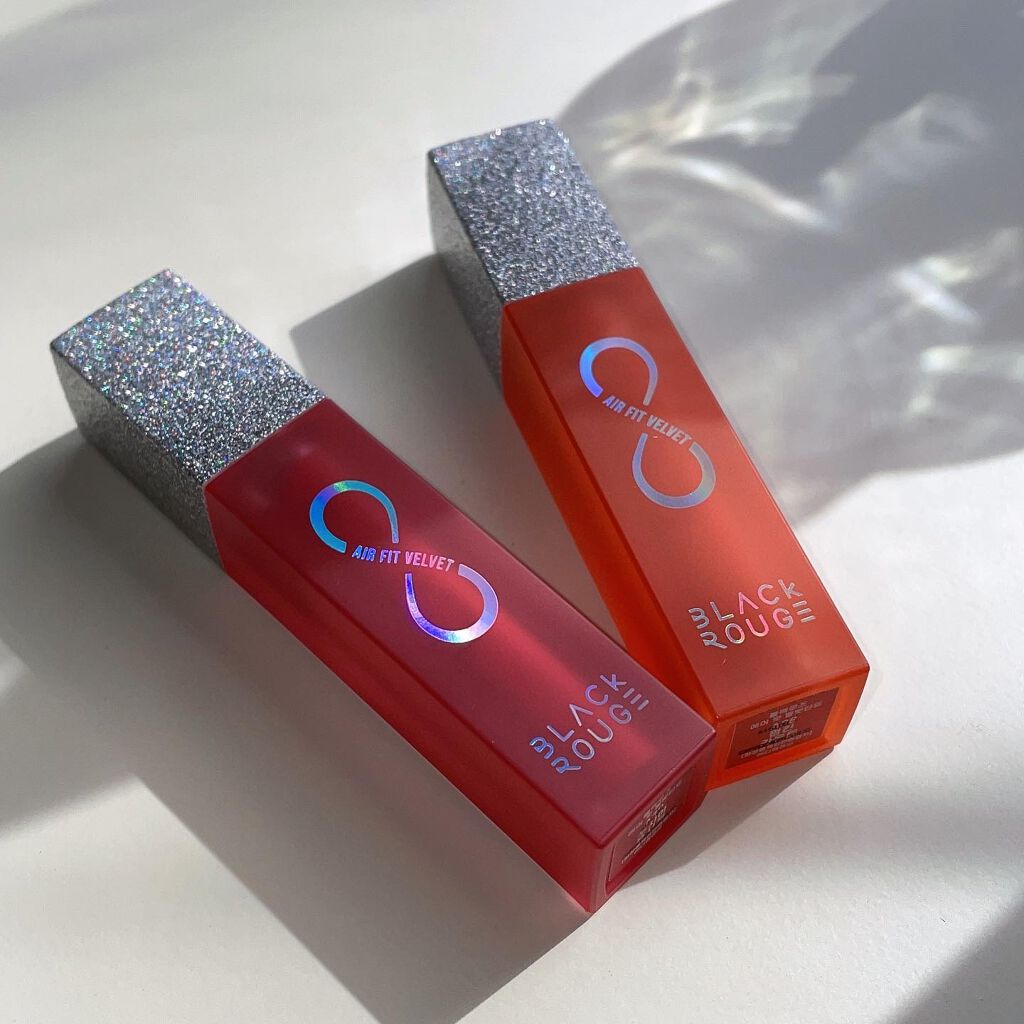 エアフィットベルベットティント/BLACK ROUGE/リップティントを使ったクチコミ(4枚目)