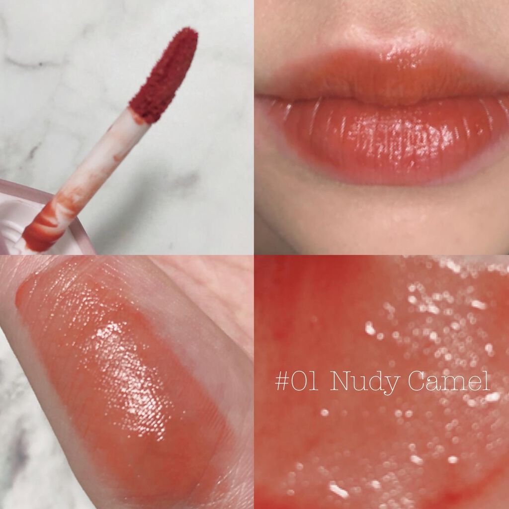 チュルンリップティント/hina cosmetics/リップティントを使ったクチコミ（3枚目）