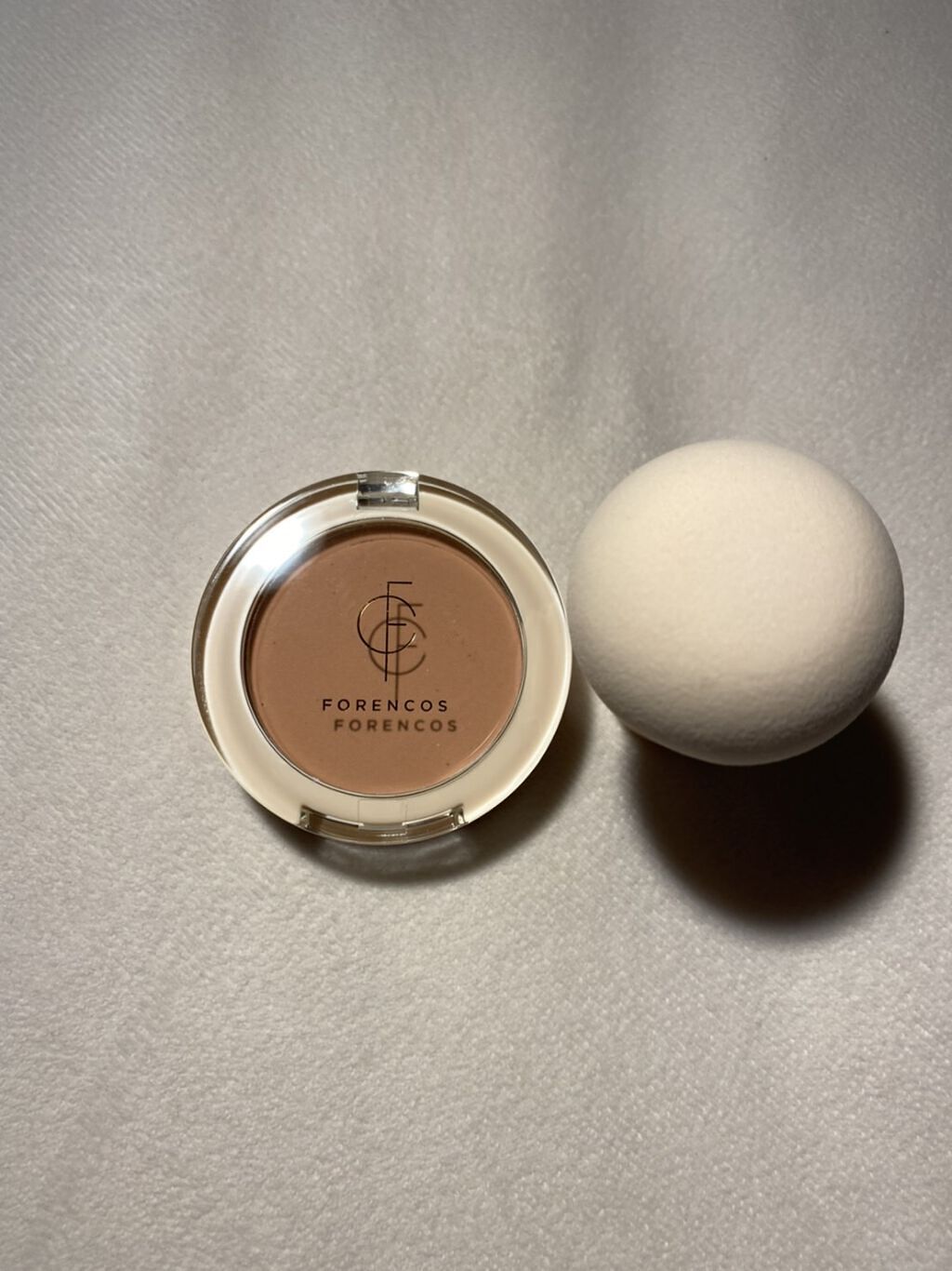 ベアブラッシャー パフ付き/フォレンコス/パウダーチークを使ったクチコミ（1枚目）