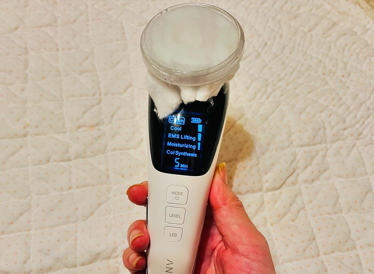 多機能温冷美顔器/ANLAN/美顔器・マッサージを使ったクチコミ(6枚目)