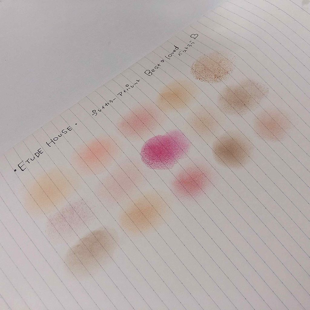 プレイカラーアイパレット ベストラブ/ETUDE/アイシャドウパレットを使ったクチコミ（3枚目）