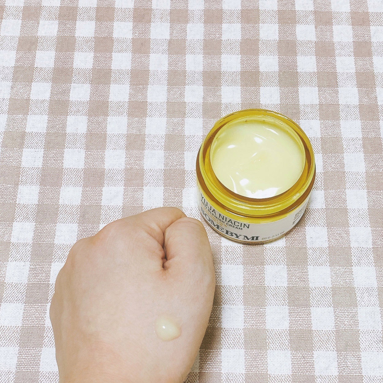 ユズ ナイアシンアンチ ブレミッシュクリーム/SOME BY MI/フェイスクリームを使ったクチコミ（3枚目）