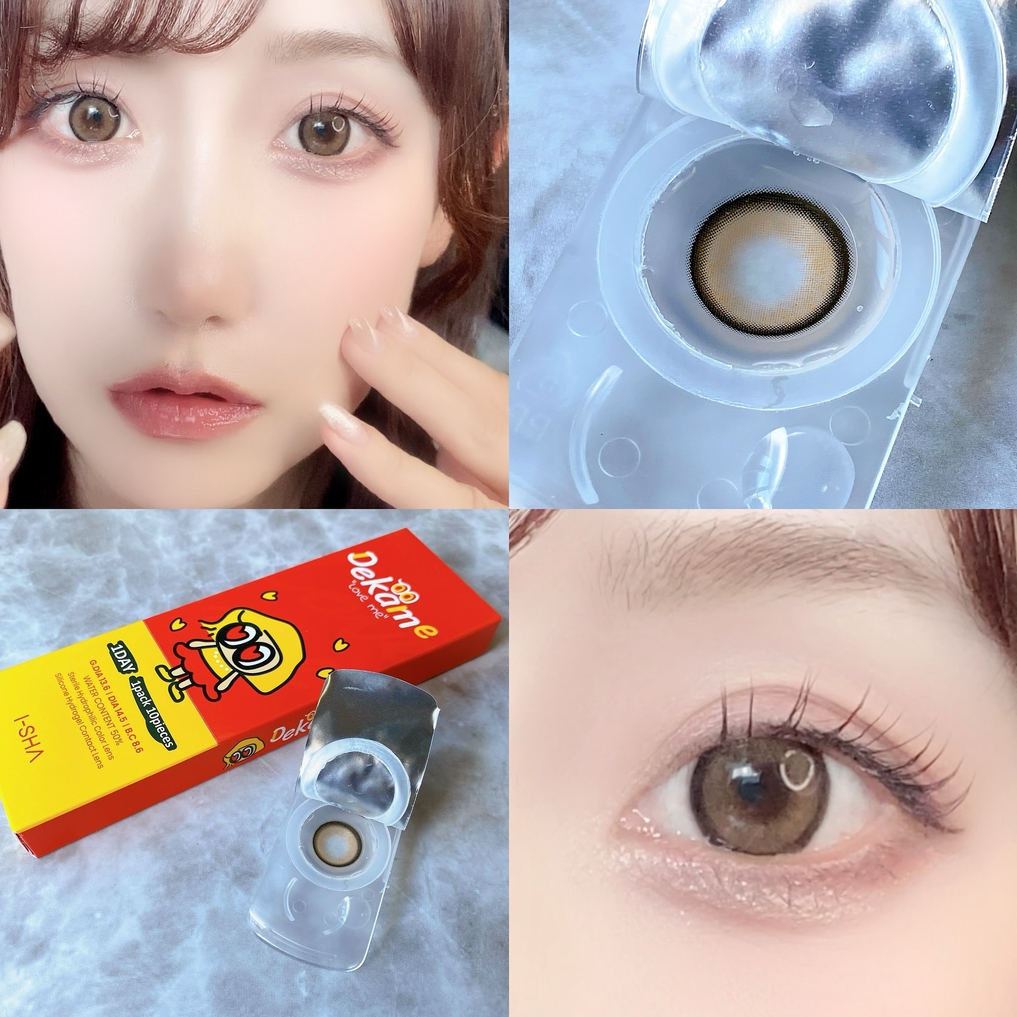 DEKAME/蜜のレンズ/カラーコンタクトレンズを使ったクチコミ（2枚目）