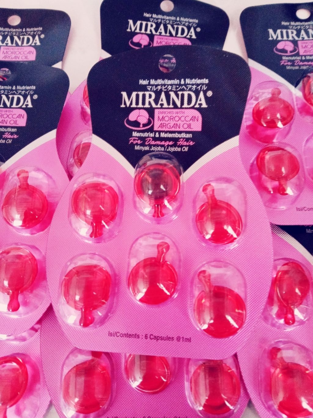 ヘアビタミン デイリーケアヘアオイル/MIRANDA/ヘアオイルを使ったクチコミ（3枚目）