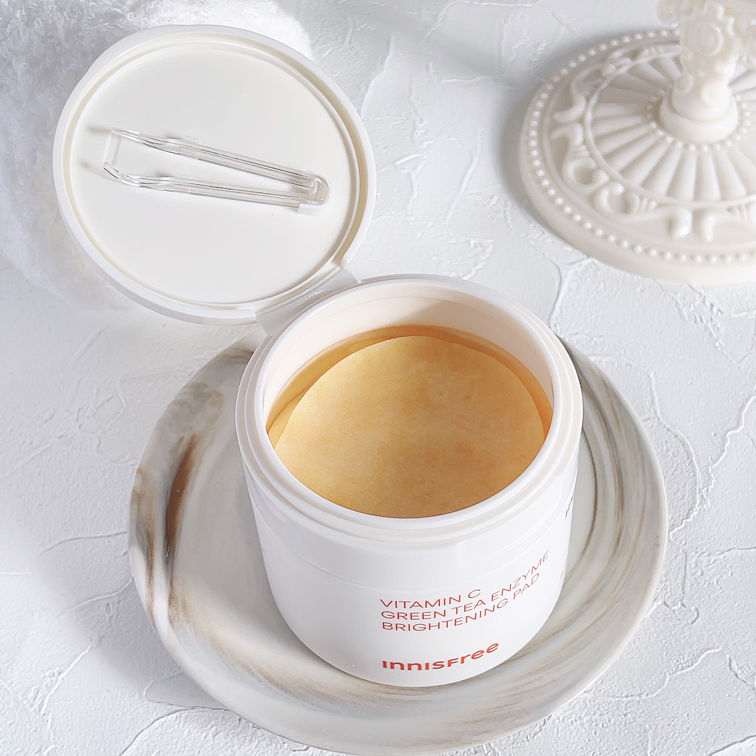 ビタC グリーンティーエンザイム ブライト パッド/innisfree/トナーパッドを使ったクチコミ（2枚目）