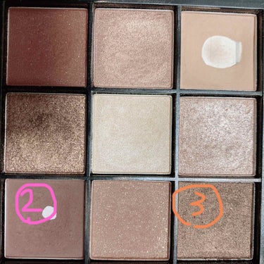 UR GLAM　BLOOMING EYE COLOR PALETTE/U R GLAM/パウダーアイシャドウを使ったクチコミ（3枚目）