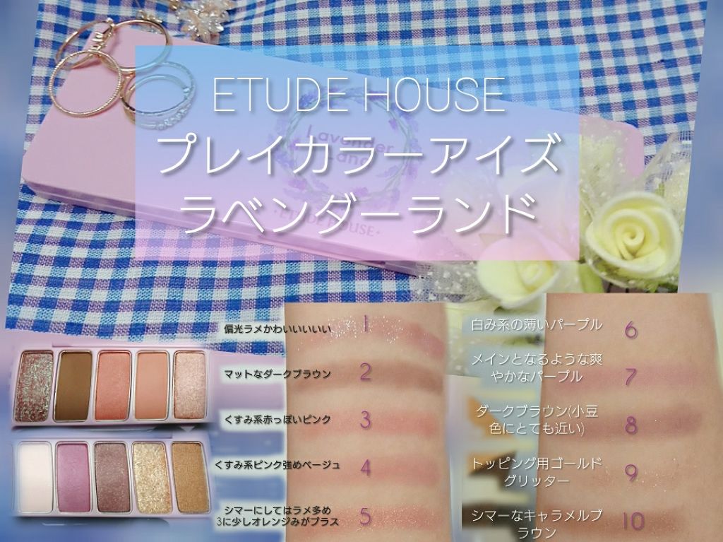 プレイカラー アイシャドウ/ETUDE/アイシャドウパレットを使ったクチコミ（1枚目）
