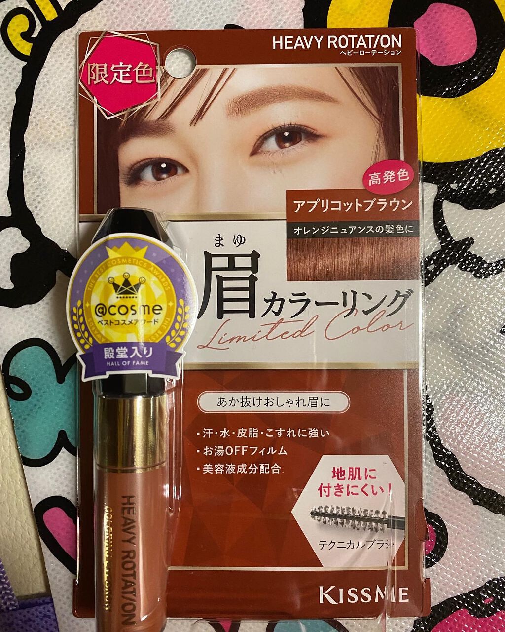 カラーリングアイブロウ/ヘビーローテーション/眉マスカラを使ったクチコミ(4枚目)