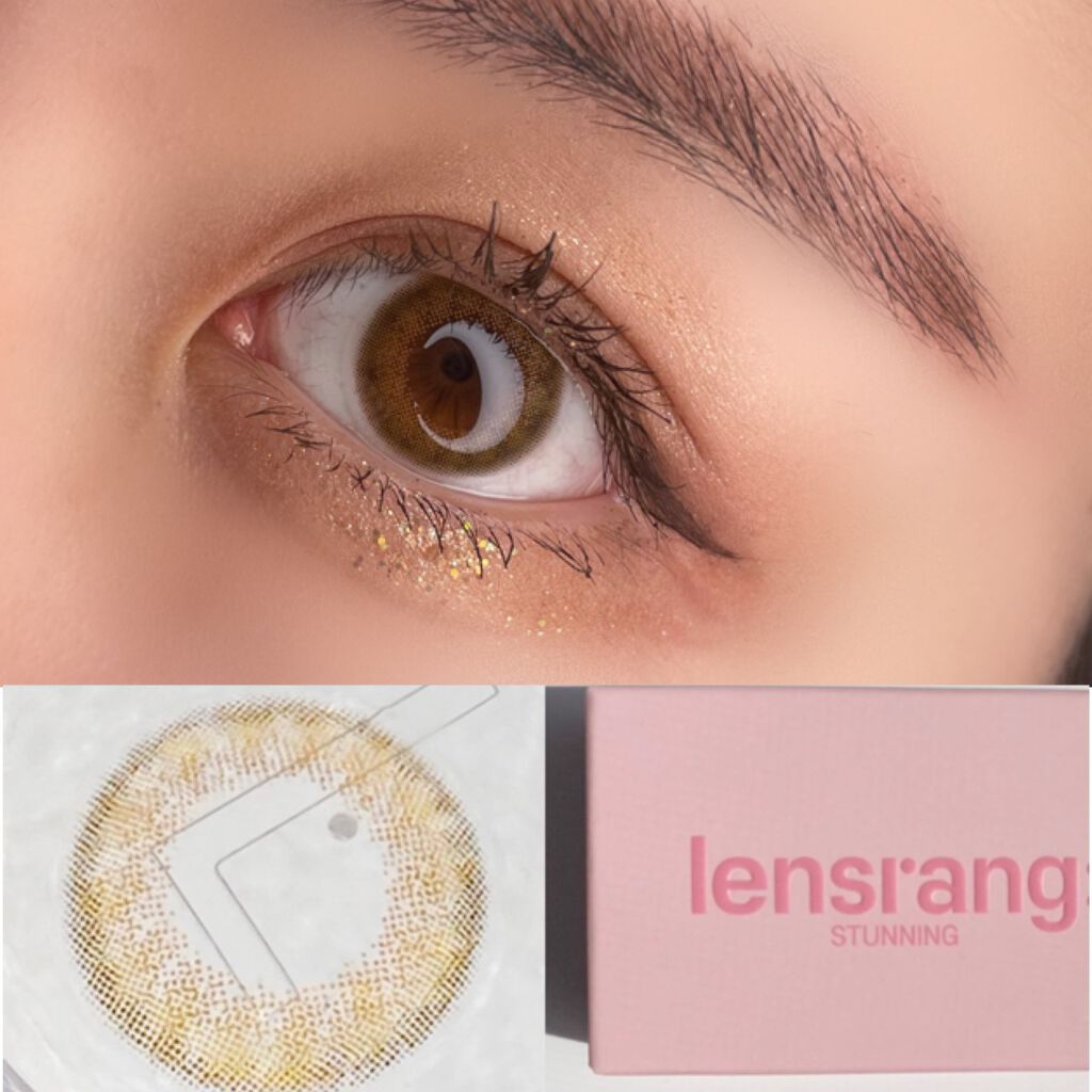 スタニング (Stunning) ブラウン/OLOLA/カラーコンタクトレンズを使ったクチコミ（3枚目）