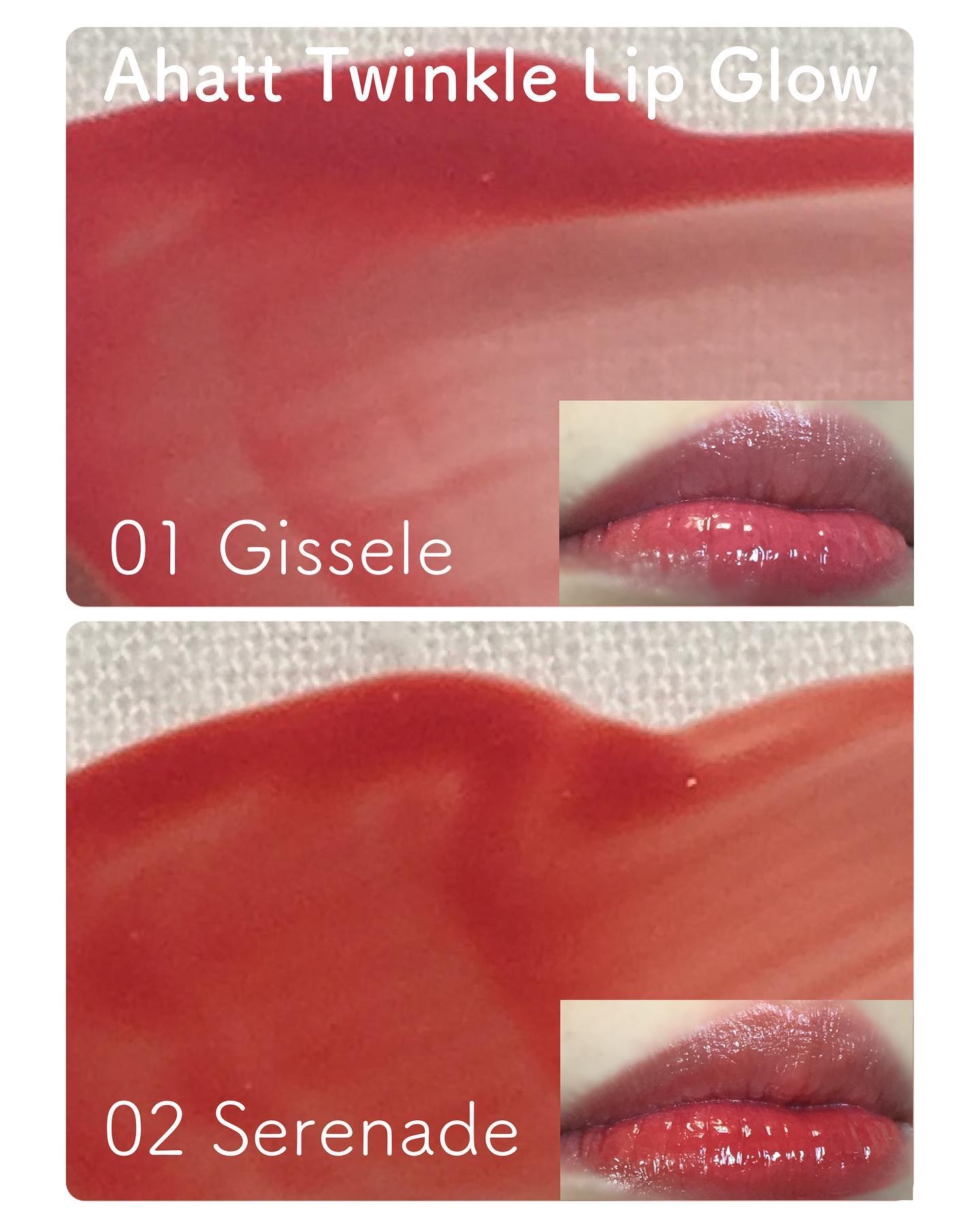 トゥインクルリップグロウ/ahatt/リップグロスを使ったクチコミ（2枚目）