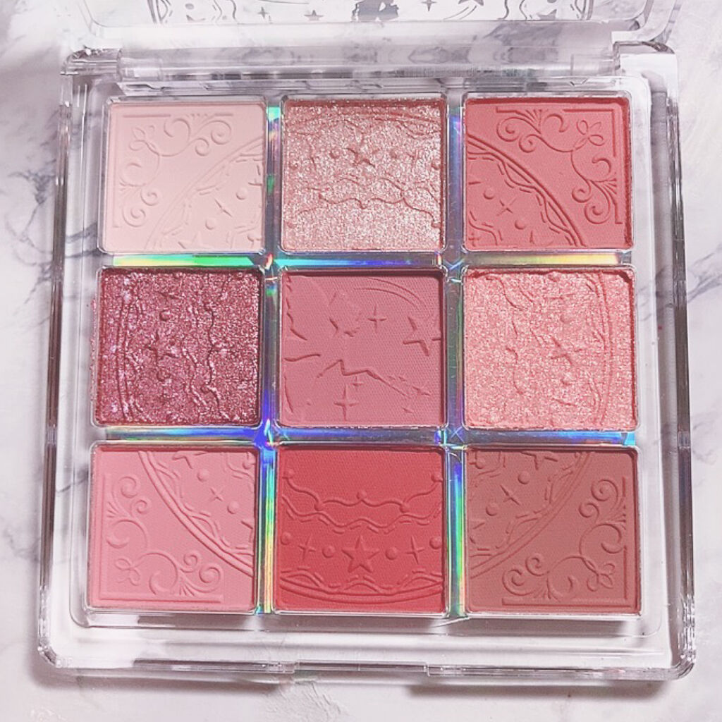 クォーツ 9色アイシャドウパレット(ドリームランドアイシャドウ) J11 キャラメルクリ/ZEESEA/アイシャドウパレットを使ったクチコミ（2枚目）