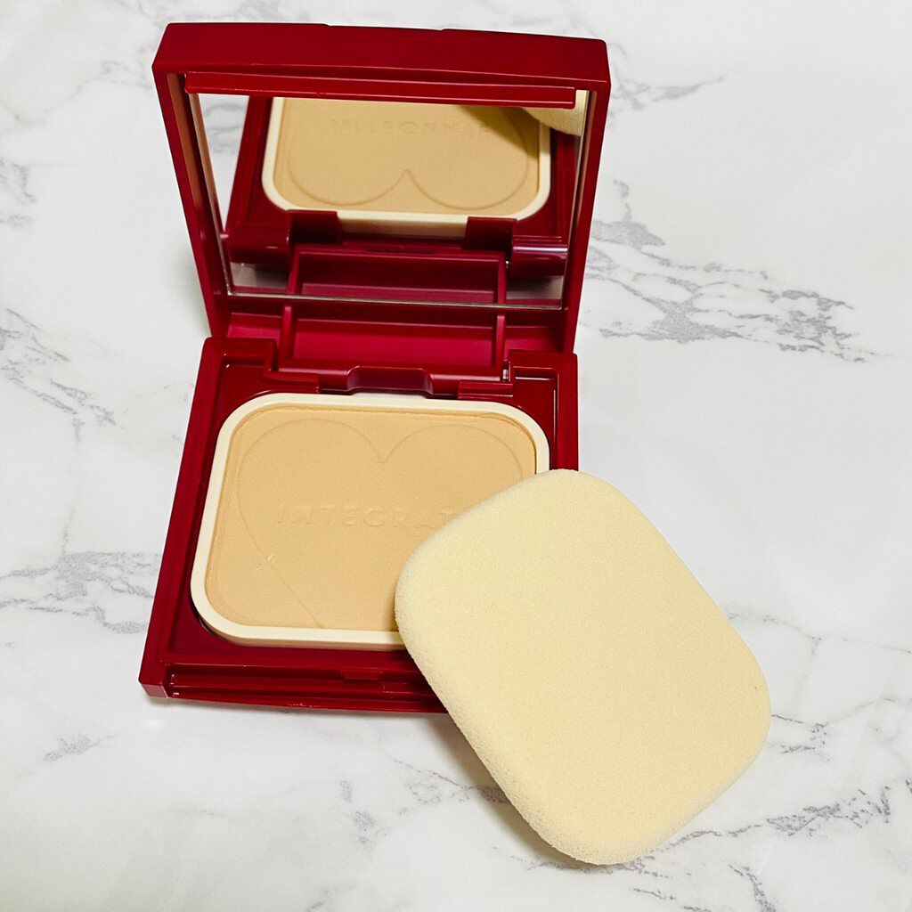 プロフィニッシュファンデーション/インテグレート/パウダーファンデーションを使ったクチコミ（2枚目）