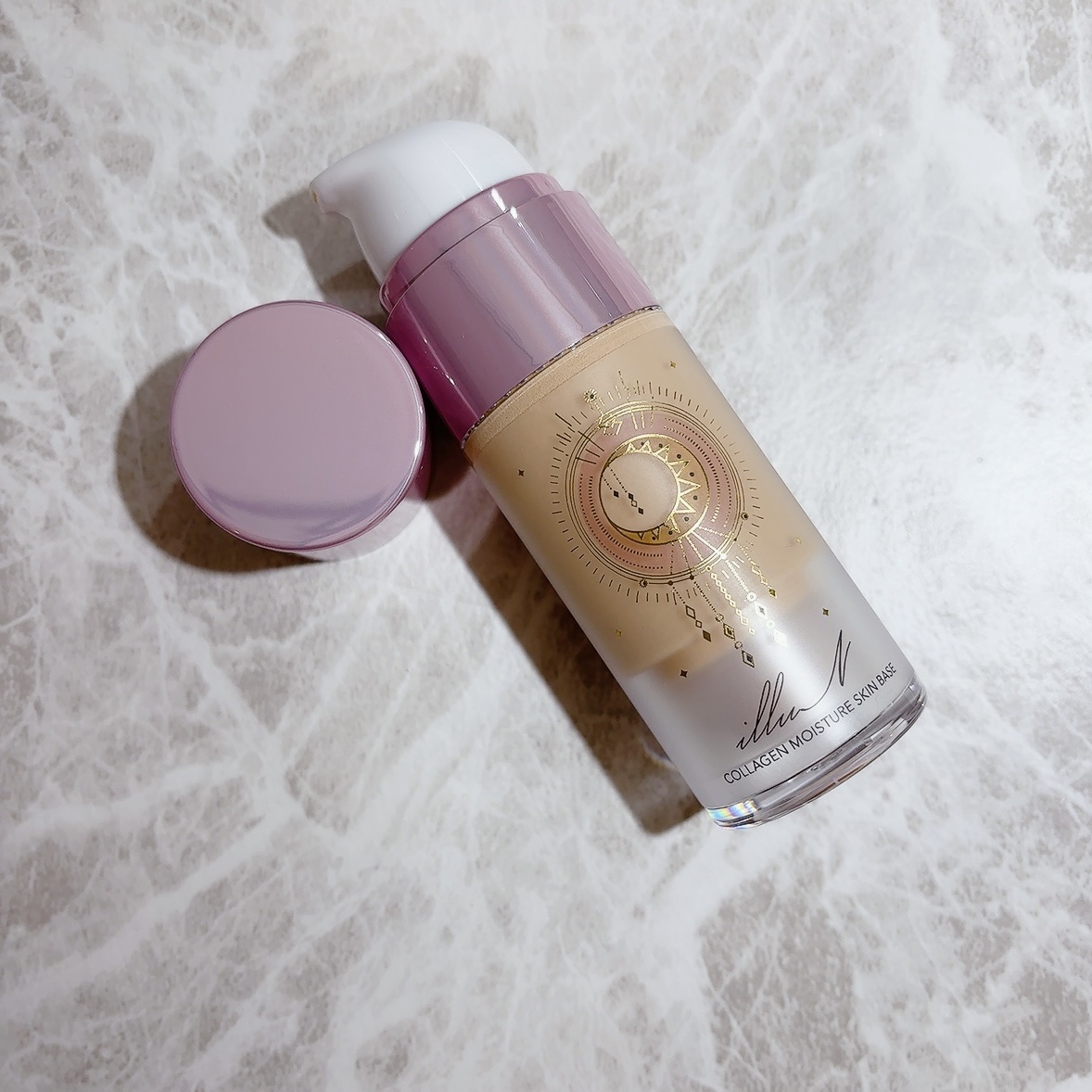 コラーゲンモイスチャースキンベース/illuN/化粧下地を使ったクチコミ（2枚目）