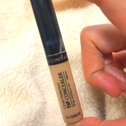 カバーパーフェクション チップコンシーラー/the SAEM/リキッドコンシーラーを使ったクチコミ(1枚目)
