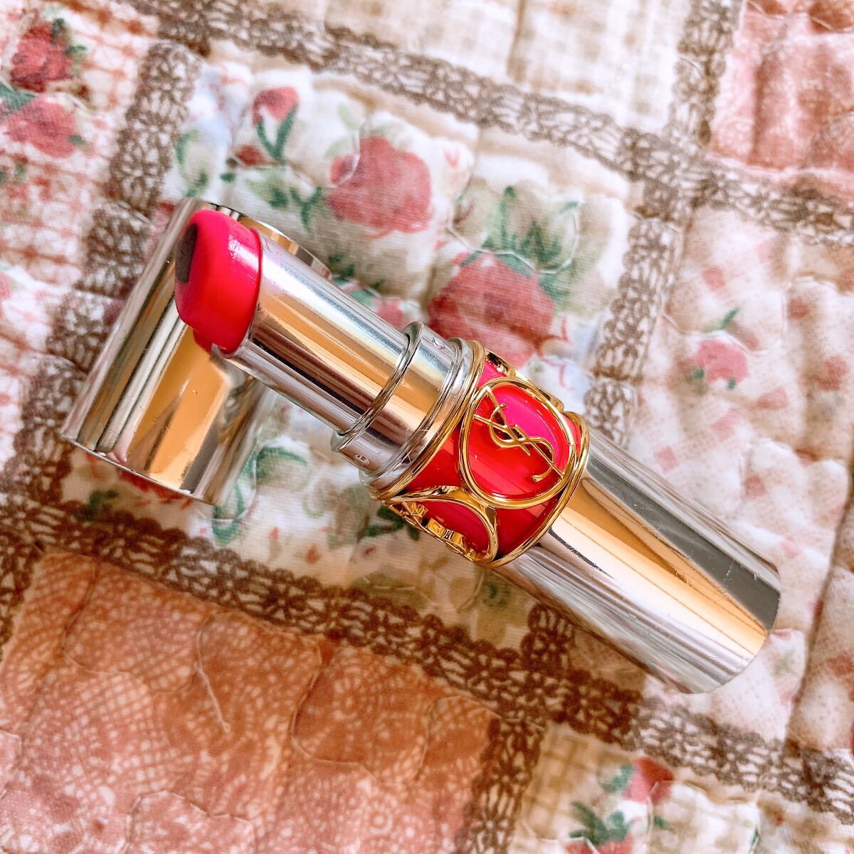 ヴォリュプテ プランプインカラー/YVES SAINT LAURENT BEAUTE/口紅を使ったクチコミ(1枚目)