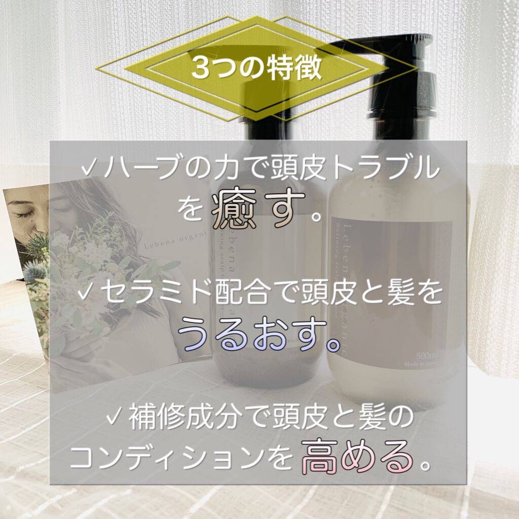シャンプー / トリートメント/レベナオーガニック/サロンシャンプーを使ったクチコミ（3枚目）