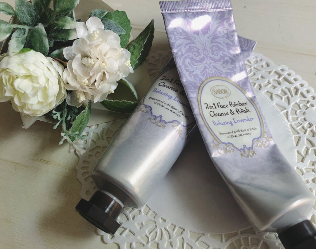 フェイスポリッシャー リラクシング(ラベンダー)/SABON/スクラブ・ゴマージュを使ったクチコミ（1枚目）