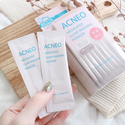 アクネオ 薬用 クリアウォッシング パウダー/フォルミュール/洗顔パウダーを使ったクチコミ(3枚目)