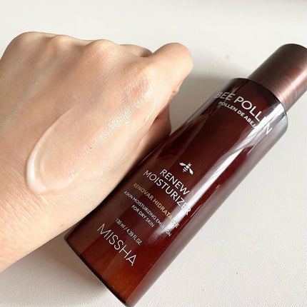 ビーポーレンリニューモイスチャーライザー/MISSHA/乳液を使ったクチコミ(4枚目)