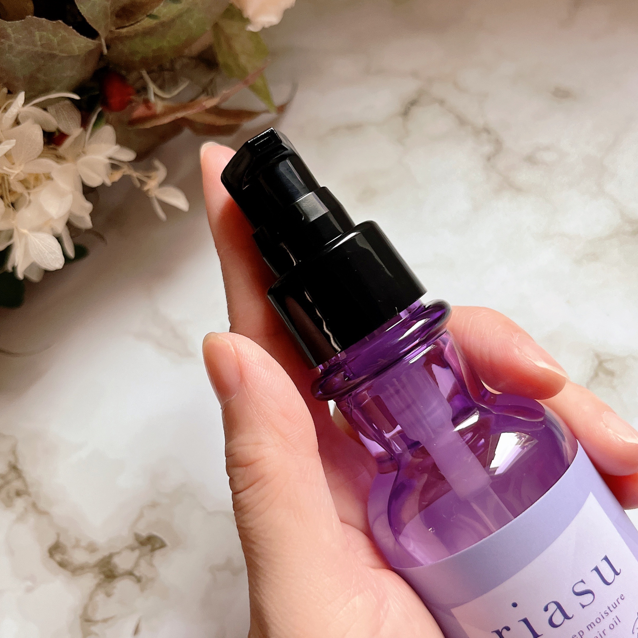 リアス ディープ モイスチャー シカ ヘアオイル/riasu/ヘアミルクを使ったクチコミ（2枚目）