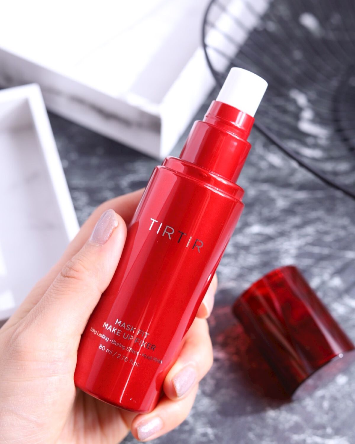 マスクフィット メイクアップフィクサー/TIRTIR(ティルティル)/フィックスミストを使ったクチコミ（2枚目）