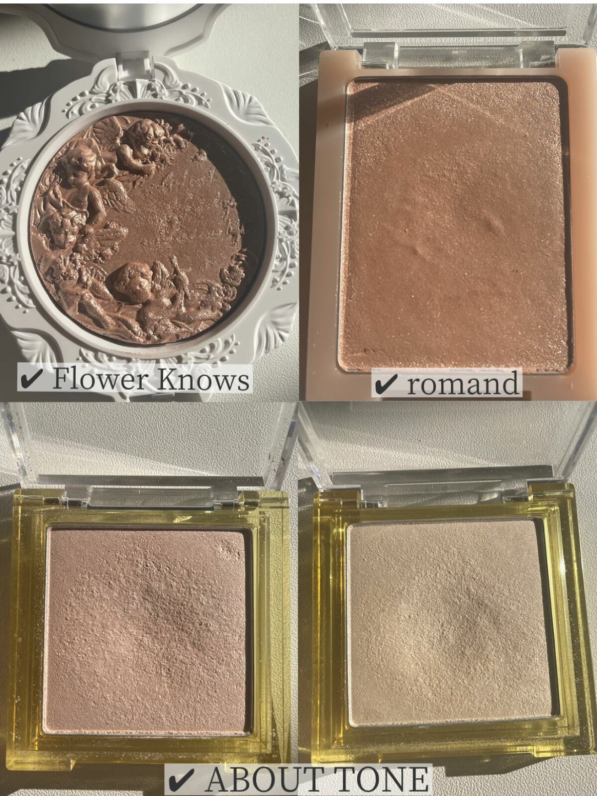 ライトオンミーハイライター/ABOUT TONE/パウダーハイライトを使ったクチコミ（2枚目）