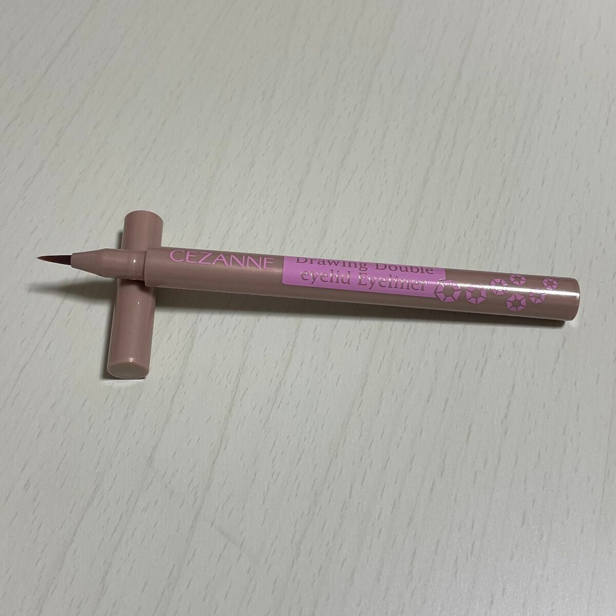 描くふたえアイライナー/CEZANNE/リキッドアイライナーを使ったクチコミ(2枚目)