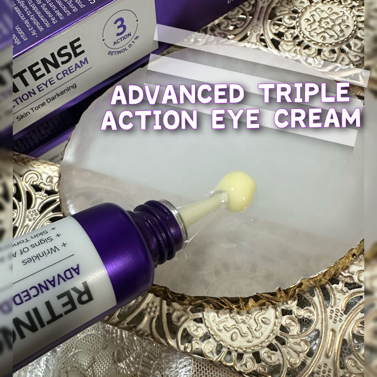 レチノールインテンシブ アドバンスドトリプルアクションアイクリーム/SOME BY MI/アイケア・アイクリームを使ったクチコミ（2枚目）