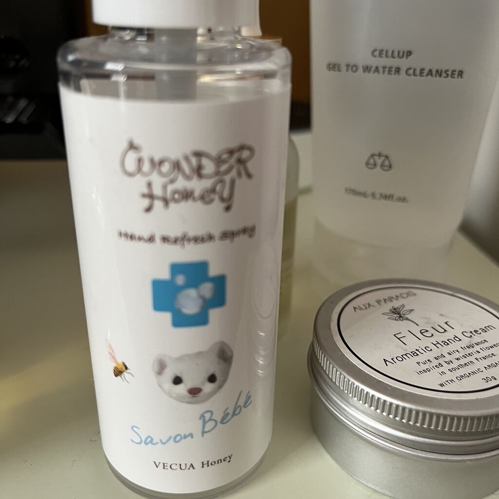 ワンダーハニー 手指すっきりハンドスプレー サボンベベ/VECUA Honey/ハンドクリームを使ったクチコミ（1枚目）
