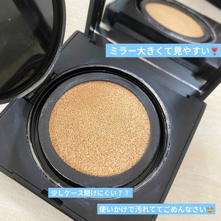 ナチュラルラディアント ロングウェア クッションファンデーション/NARS/クッションファンデーションを使ったクチコミ(2枚目)