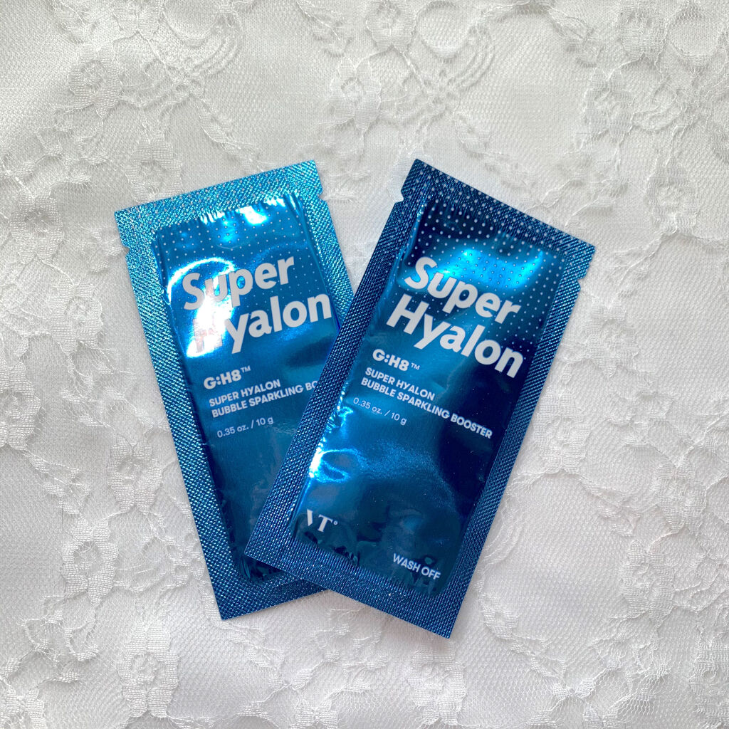 スーパーヒアルロン バブルスパークリングブースター/VT/洗い流すパック・マスクを使ったクチコミ（2枚目）