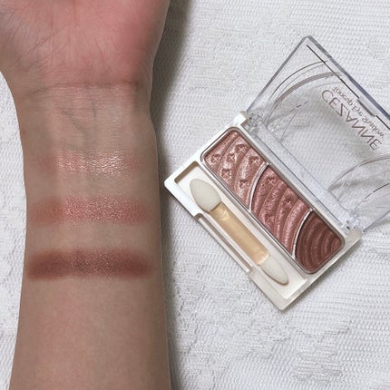 トーンアップアイシャドウ/CEZANNE/アイシャドウパレットを使ったクチコミ(5枚目)