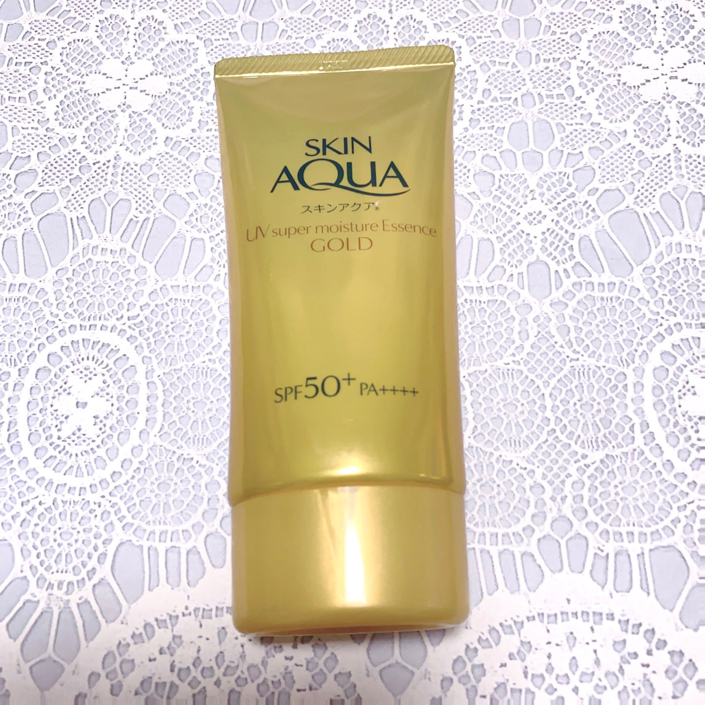 スーパーモイスチャーエッセンス ゴールド/スキンアクア/日焼け止めローションを使ったクチコミ(1枚目)