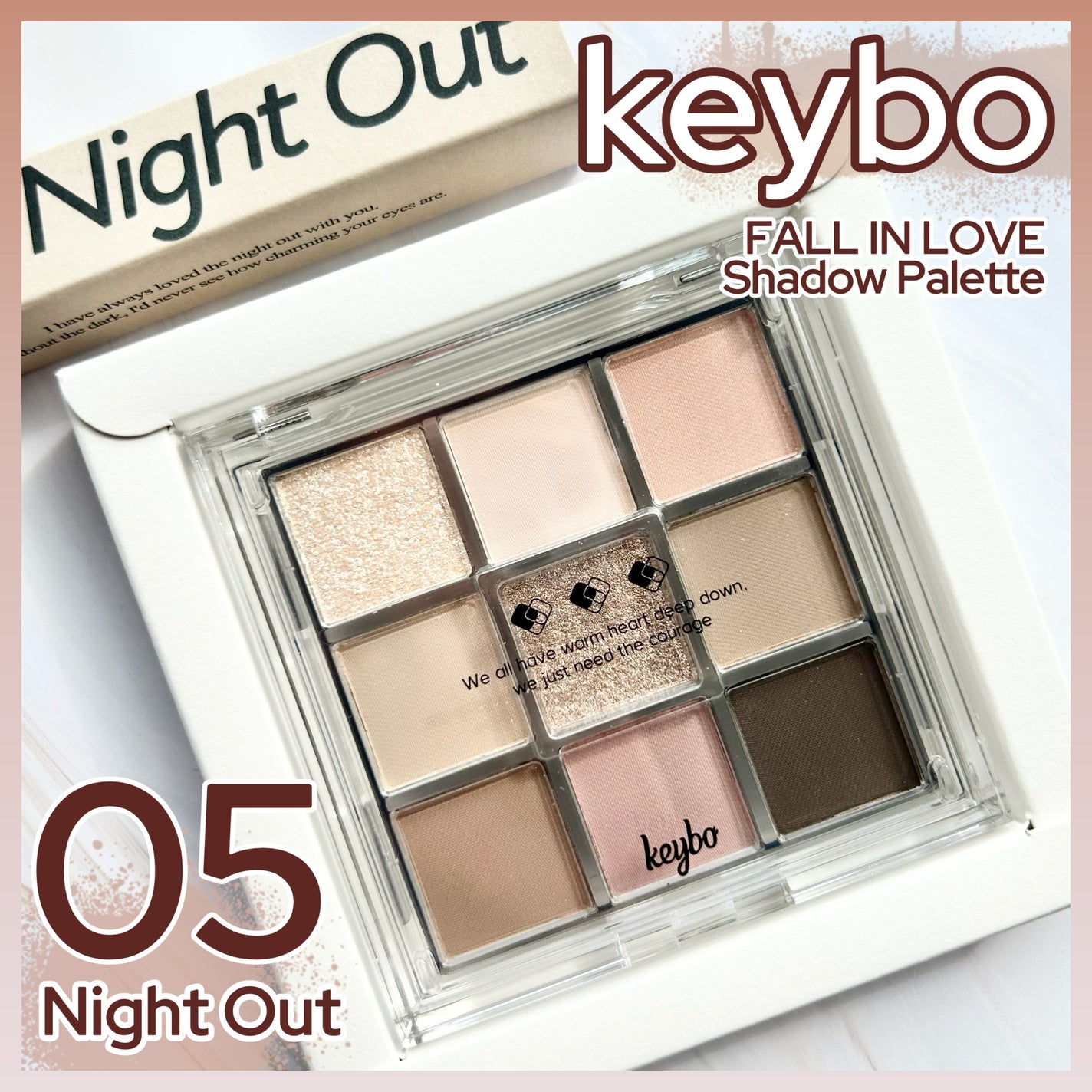 KEYBO FALL IN LOVE SHADOW PALETTE/keybo/アイシャドウパレットを使ったクチコミ(1枚目)