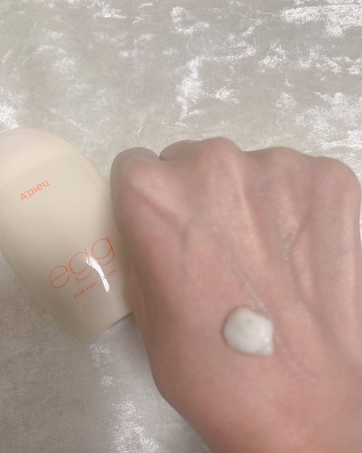 MAI【フォロバ&リムバ100】 on LIPS 「🥚【A’pieu】毛穴レスむき卵肌クリーム🥚ナイトスキンケア、..」(3枚目)