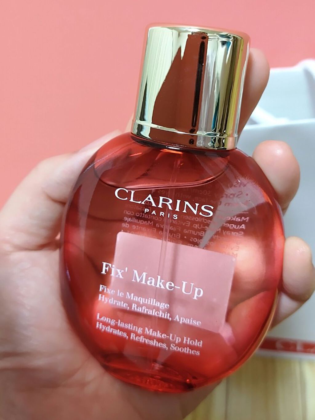 フィックス メイクアップ/CLARINS/ミスト状化粧水を使ったクチコミ（2枚目）