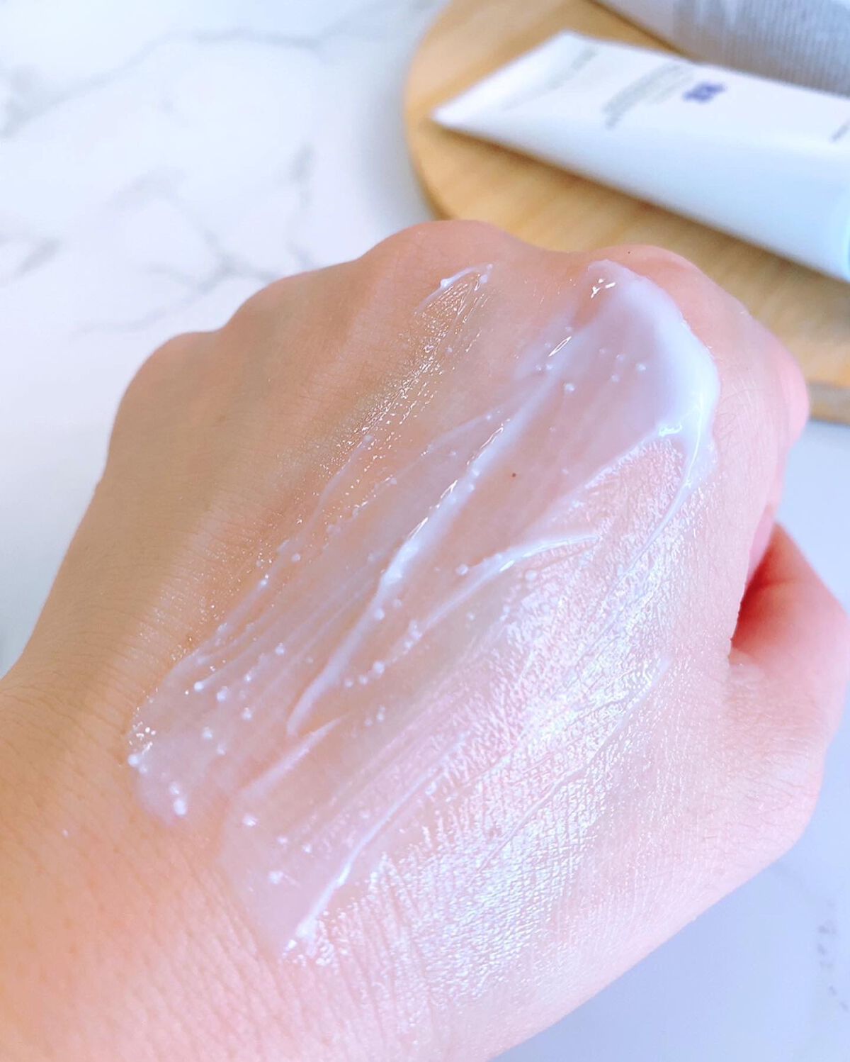 バリアダームモイストクリーム/SKIN&LAB/フェイスクリームを使ったクチコミ(3枚目)