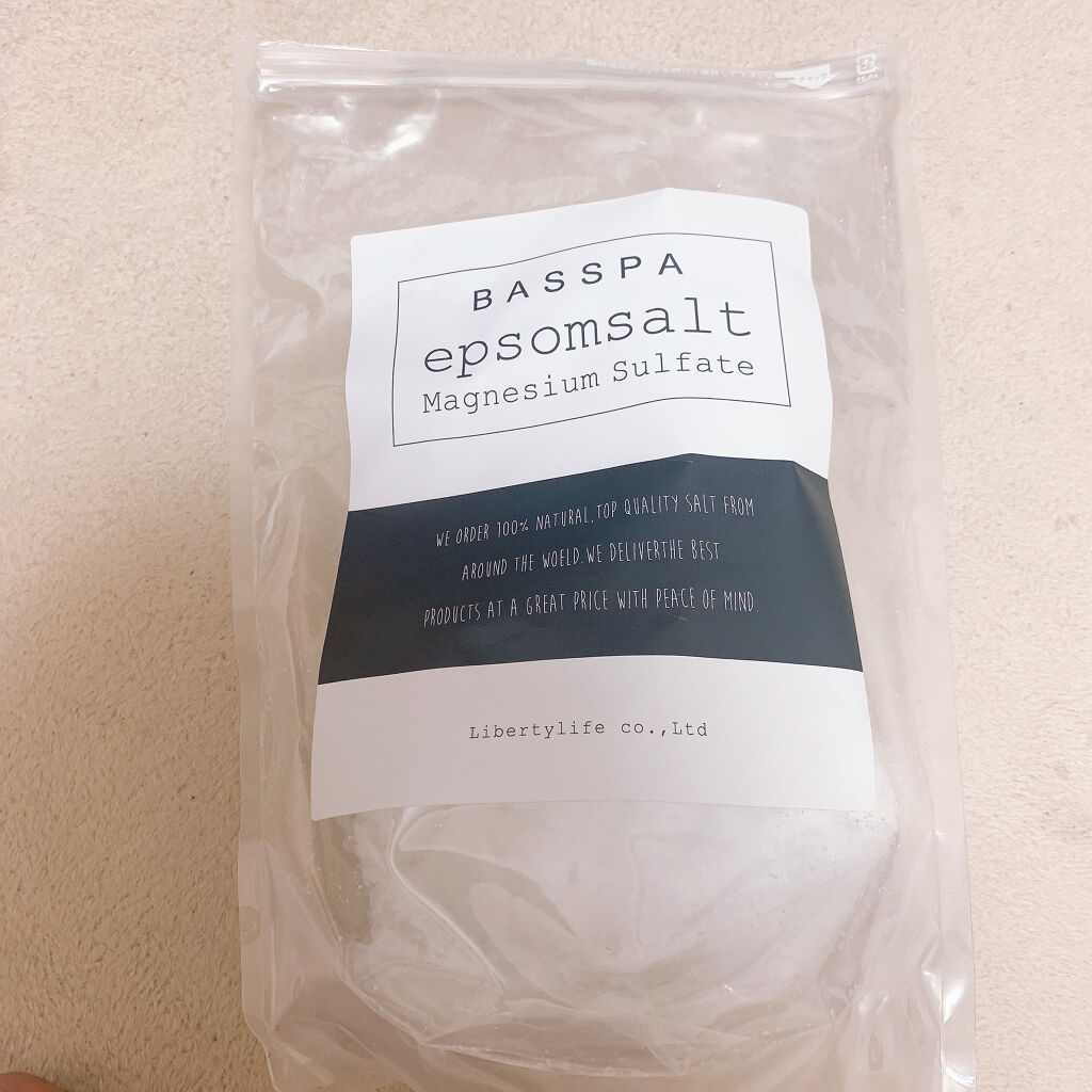 シークリスタルス エプソムソルト オリジナル/sea crystals/無機塩系入浴剤を使ったクチコミ（1枚目）