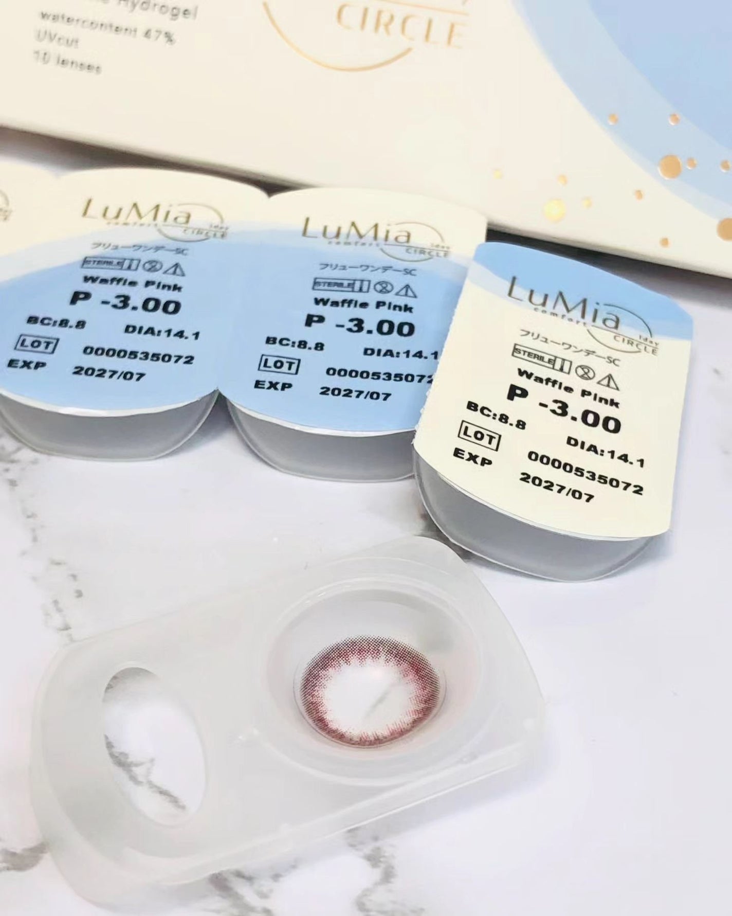 LuMia comfort 1day CIRCLE/LuMia/ワンデー(1DAY)カラコンを使ったクチコミ(2枚目)