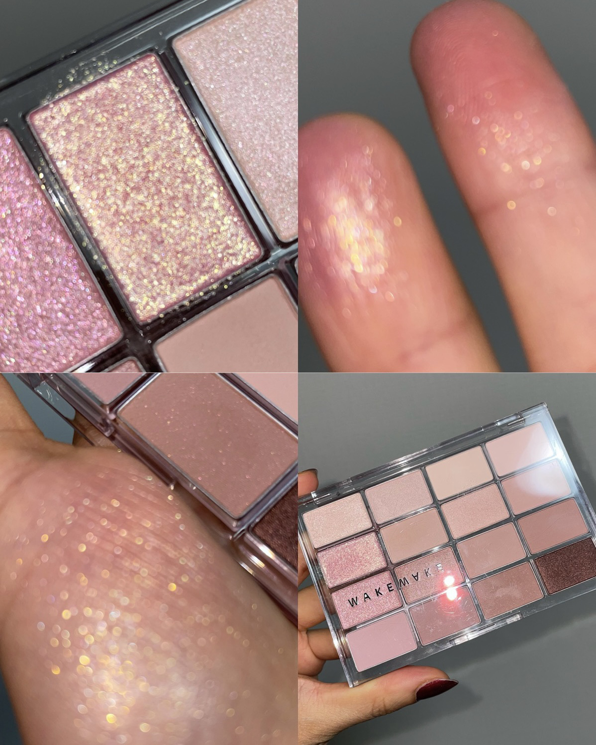 ソフトブラーリングアイパレット/wakemake/アイシャドウパレットを使ったクチコミ（2枚目）