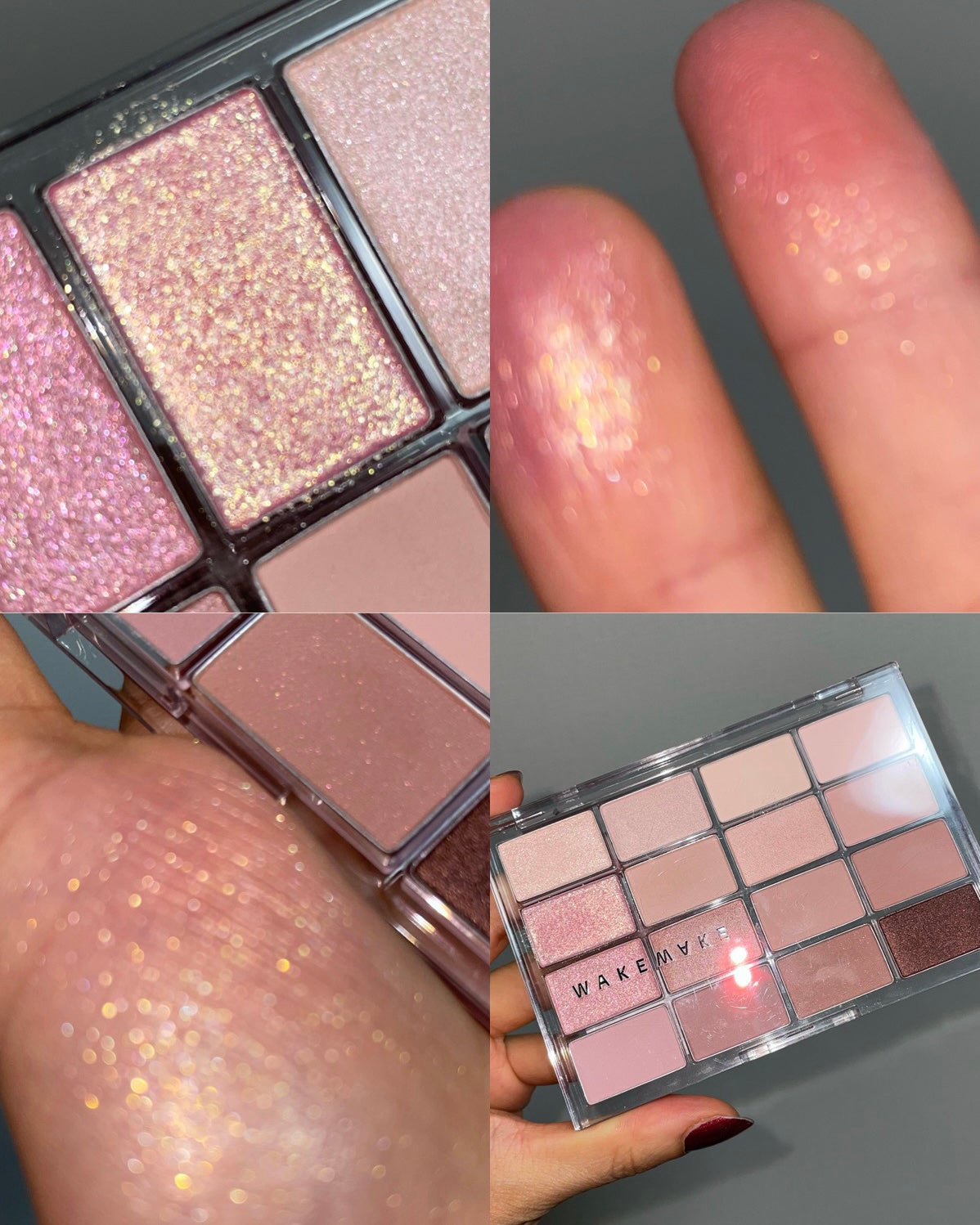 ソフトブラーリングアイパレット/wakemake/アイシャドウパレットを使ったクチコミ(2枚目)