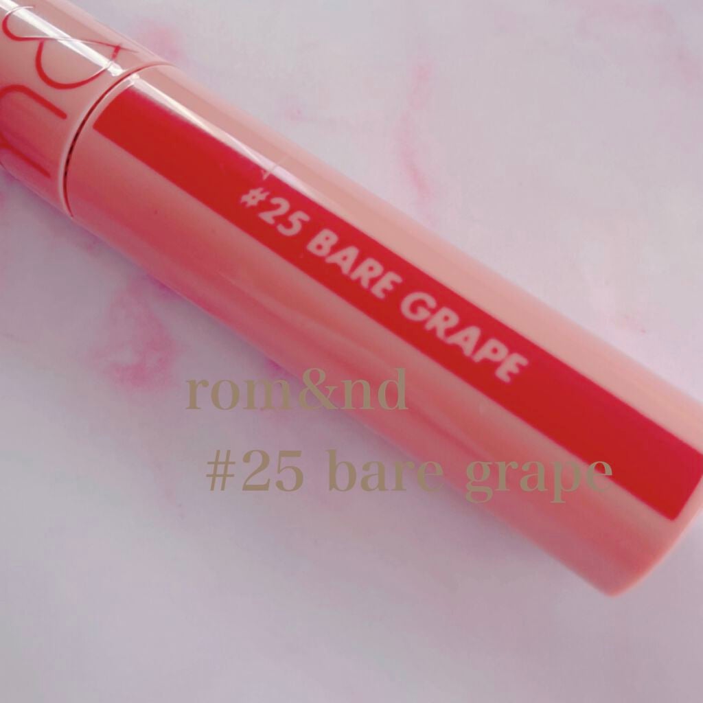 ジューシーラスティングティント/rom&nd/リップティントを使ったクチコミ(1枚目)