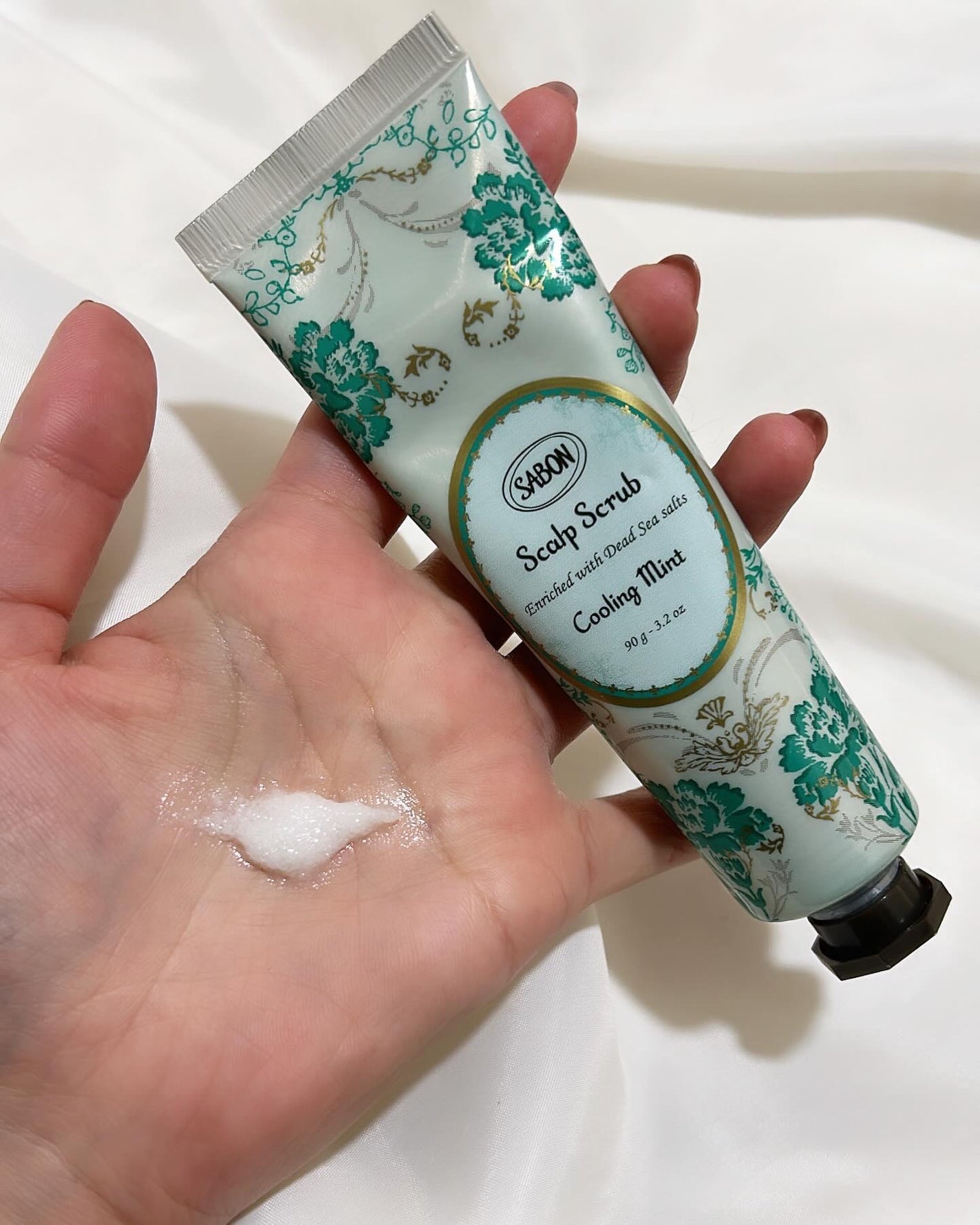 ヘッドスクラブ リフレッシング(ミント)/SABON/ヘッドスクラブを使ったクチコミ(2枚目)