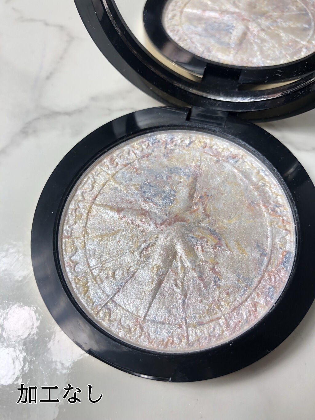 ZEESEA 顔がキラキラ オーロラ系ハイライト/ZEESEA/パウダーハイライトを使ったクチコミ(2枚目)