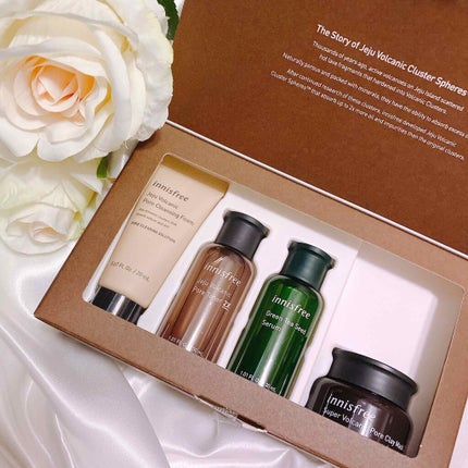 ヴォルカニック スキンケア トライアルセット/innisfree/洗い流すパック・マスクを使ったクチコミ(1枚目)