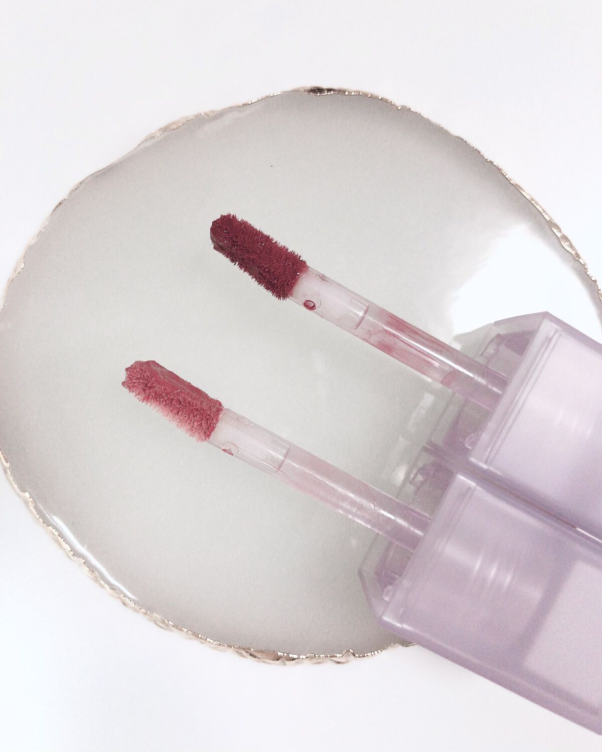 ダブルレイヤーオーバーベルベットティント/BLACK ROUGE/リップティントを使ったクチコミ（3枚目）